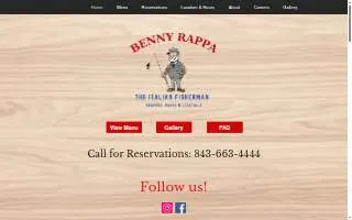 Benny Rappa the Italian Fisherman website