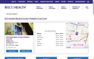 ECU Health Medical Center Palliative Care Unit
