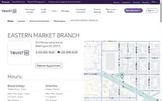 Truist of Washington website