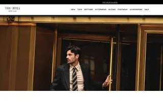 Todd Snyder NoMad website