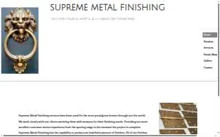 supreme metal finishing website