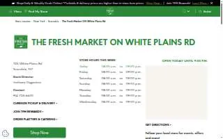 The Fresh Market of Scarsdale website