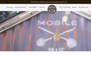 Mobile Pie Truck of Mt Kisco website