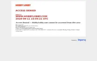Hobby Lobby of Paramus website