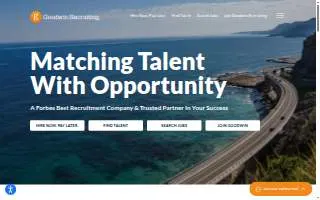 Goodwin Recruiting website