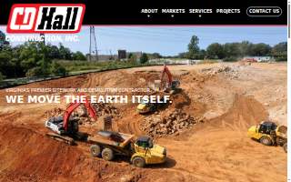 CD Hall Construction website