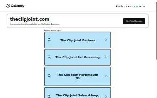 The Clip Joint of Arlington website