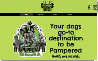 Pupperz Dog Grooming Company website