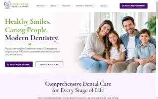 Greenbrier Dental Center website