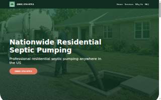 All Seasons Septic Services of Brockton website
