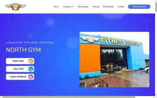 Spokane Fitness Center website