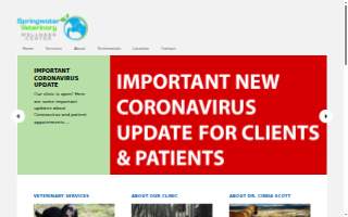 Our Family Veterinary Services website
