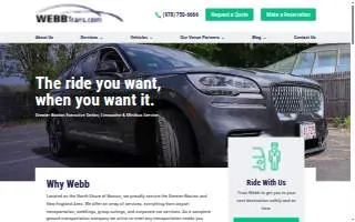WebbTrans.com website