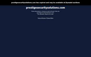 Prestige Security Solutions Inc. of Franklin website