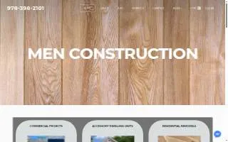 Men Construction LLC website