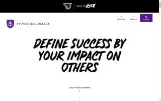 Stonehill College - IT Service Desk website