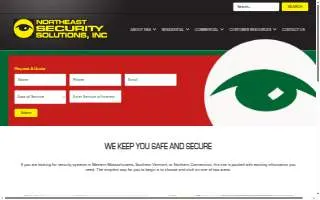 Northeast Security Solutions, Inc. of Franklin website