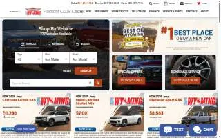 Fremont Motor Casper Chrysler Dodge Jeep Ram website