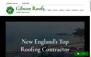 Gibson Roofs Inc website