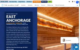 The Alaska Club East Gym & Pool website
