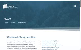Alaska Wealth Advisors of Anchorage website