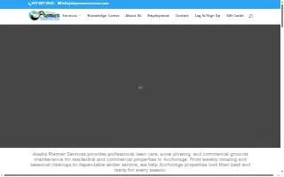 Alaska Premier Services of Anchorage website