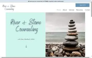 River & Stone Counseling and Wellness website
