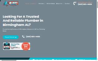Mr. Drippy Plumbing of Birmingham website