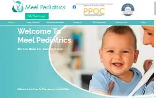 Meel Pediatrics of Lawrence website