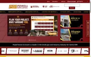 Powell Stone & Gravel of Lunenburg website