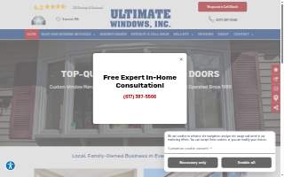 Ultimate Windows Inc of Malden website