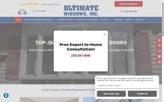 Ultimate Windows Inc of Malden website