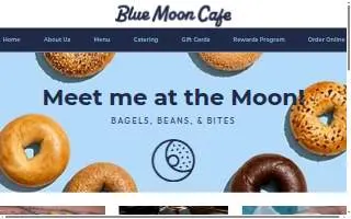 Blue Moon Bagel Cafe website