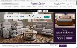 Raymour & Flanigan Furniture and Mattress Store of Medford website