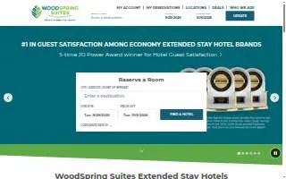 WoodSpring Suites Chandler Airport website