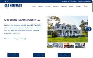 Old Heritage Insurance Agency LLC website