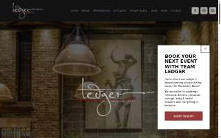 Ledger Restaurant website