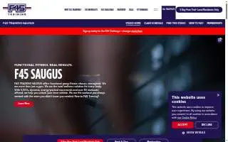 F45 Training Saugus website