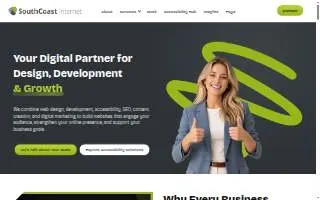 SouthCoast Internet Inc. website