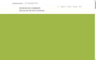Boston Dog Company of Somerville website