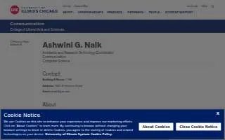 Ashwini Sahni website