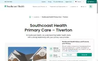 Southcoast Health Orthopedic Surgery website