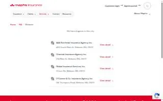 Mapfre Insurance website