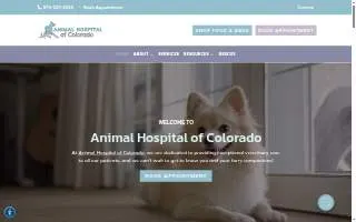 Animal Hospital of Colorado website