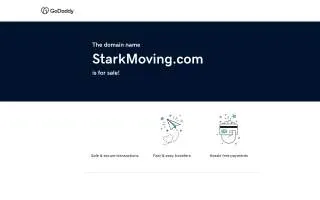 Stark Moving & Storage of Westford website