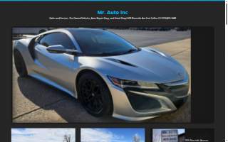 Mr Auto Inc. website