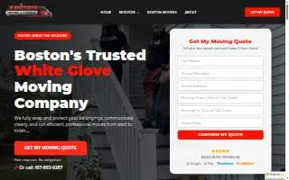 Jupiter’s Moving & Storage of Winchester website