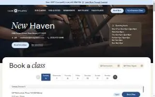 Club Pilates of New Haven website