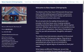 New Haven Chiropractic Group website