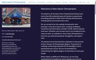 New Haven Chiropractic Group website